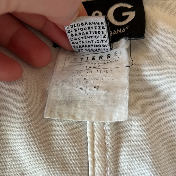 Dolce and Gabbana white Jean jacket - Picture 3 of 12